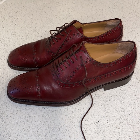 Louis Vuitton Brogue Shoes Burgundy - Picture 3 of 15
